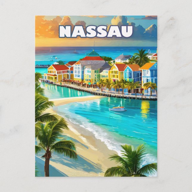 Nassau, pearl of the Bahamas Vykort (Framsida)