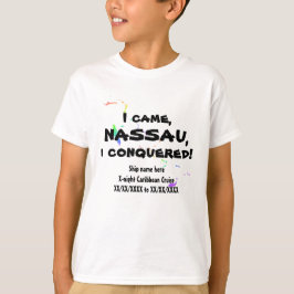 Nassau Vivimus Carib. Cruise Sea Siren Gradi. Barn T Shirt