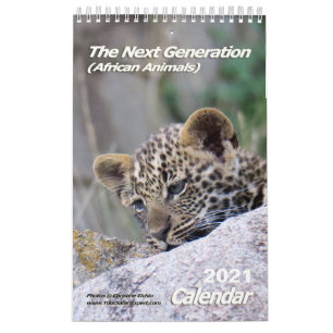 Nästa afrikanska djur i Generation (en sida) Kalender