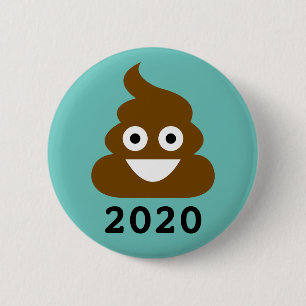 Nästa år blir det bättre Poo År 2020 Knapp