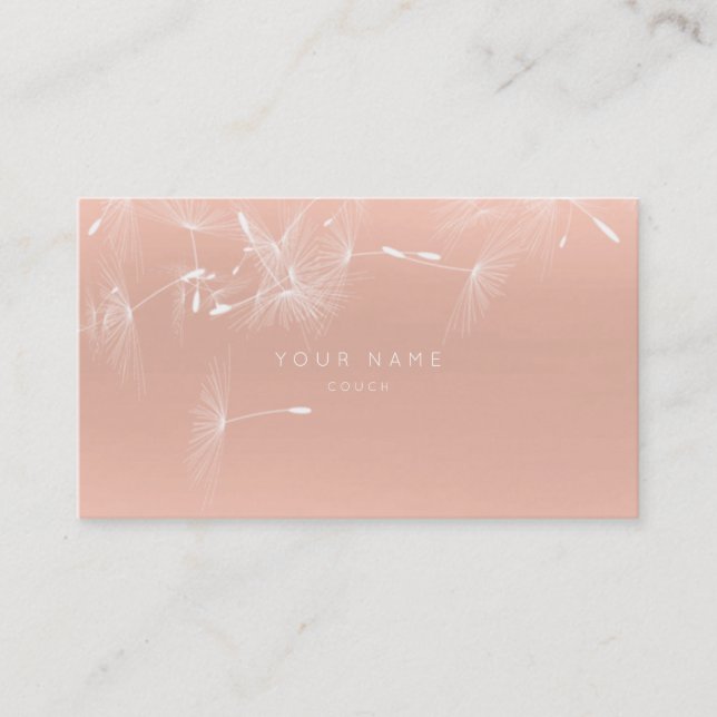 Nästa avtalade Smala  med Dandelion Ombre Tidsbeställning Kort (Framsida)