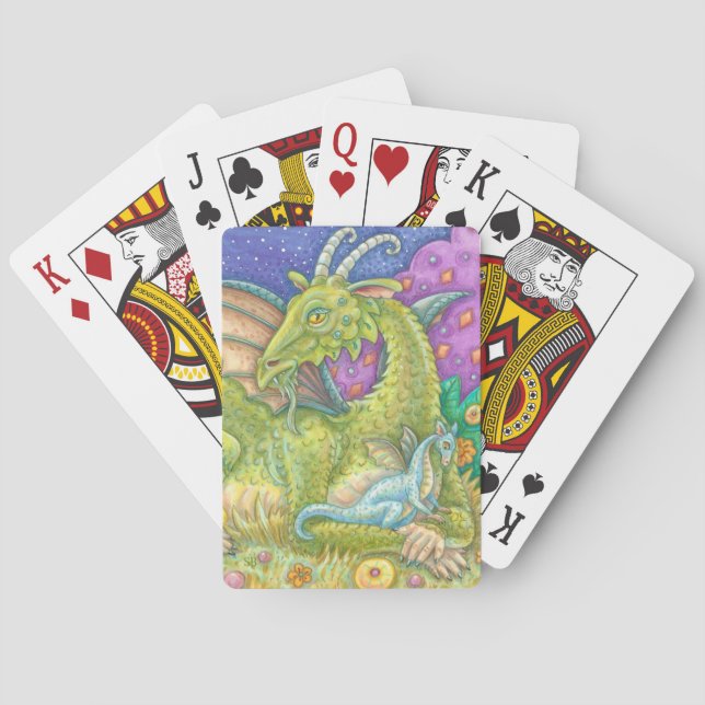 NÄSTA GENERATION Dragons STANDARD PLAYCards Kortlek (Baksidan)