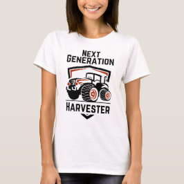 Nästa Generation Harvester Modern Tractor T-Shirt