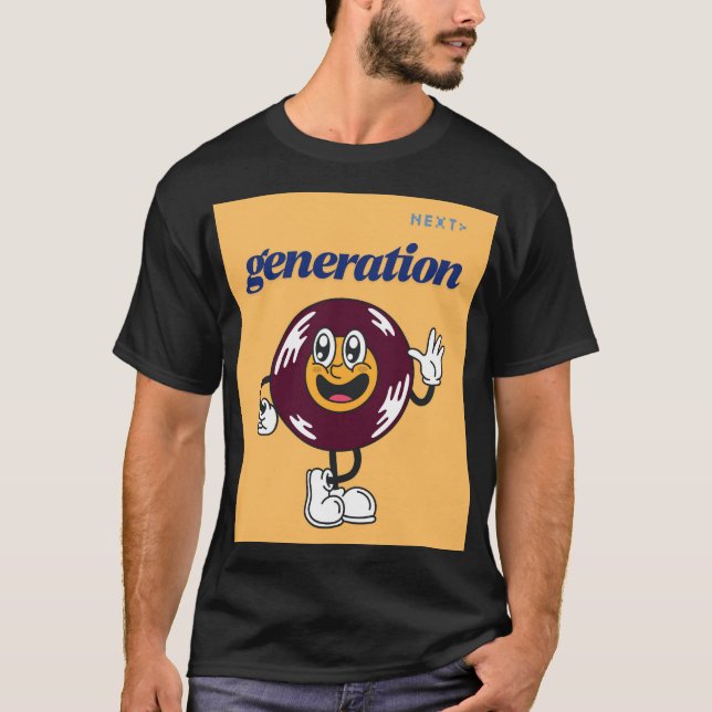 Nästa Generation Munk Känsla T Shirt (Framsida)