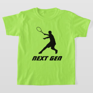 Nästa generations tennisspelare i skjorta för barn t shirt