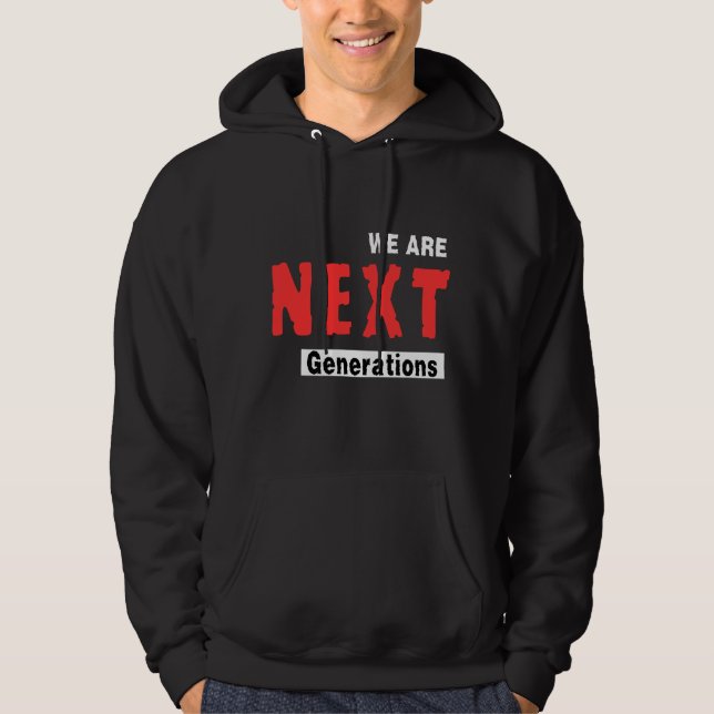 Nästa hoodisar – Motiverande & Inspirerande . Hoodie (Framsida)