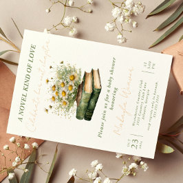 Nästa kapitel Boho Bok Blommigt babydusch för barn Inbjudningar