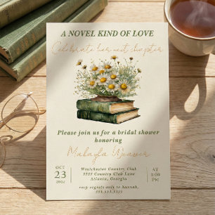 Nästa kapitel Storybook Lover Blommig bröllopsdusc Inbjudningar