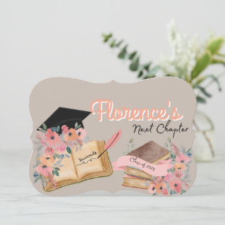 Nästa kapitel-Studentkort Inbjudningar