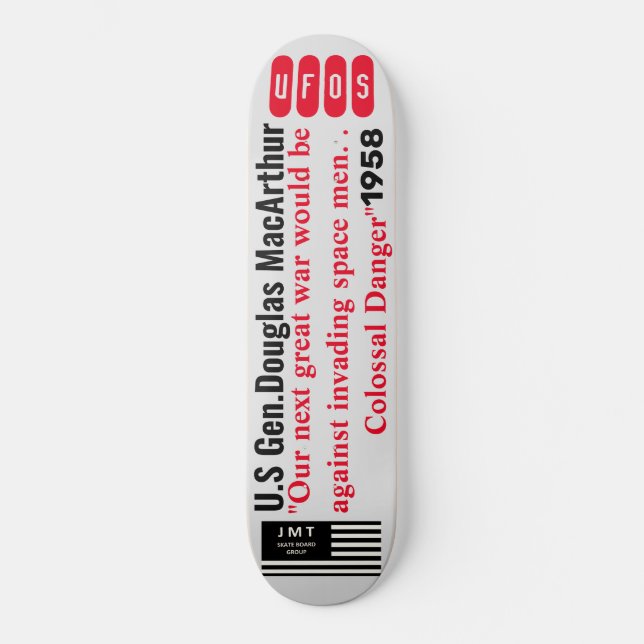 Nästa Krig UFOS-skateboard Mini Skateboard Bräda 18,5 Cm (Framsida)