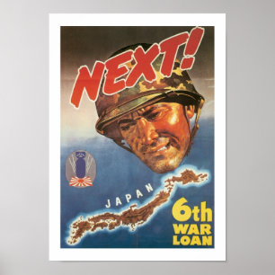 Nästa! Lån 6e Krig (vit) Poster
