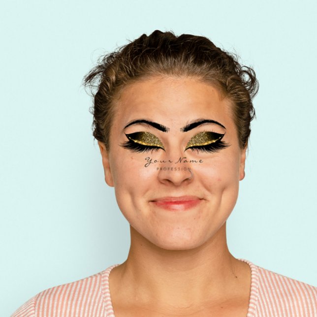 Nästa Möte utläggning av Glitter Tidsbeställning Kort (Next Appointment Lash Extention Glitter Beauty)