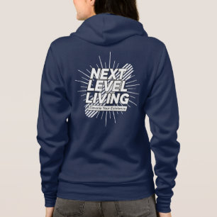 Nästa nivå - Living Women's Hooded ZIP-UP T Shirt