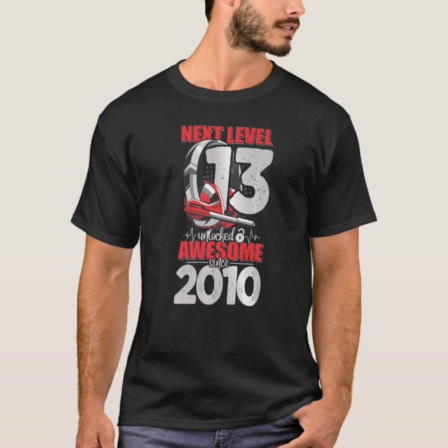 Nästa nivå olåst 13-årig Boy 2010 Headset G T Shirt (Framsida)