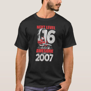 Nästa nivå olåst 16-årig pojke 2007 Headset G T Shirt