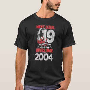 Nästa nivå olåst 19-årig pojke 2004 Headset G T Shirt