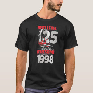 Nästa nivå olåst 25-årig pojke 1998-huvudgrupp G T Shirt