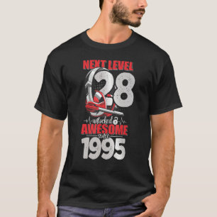 Nästa nivå olåst 28-årig pojke 1995-huvudgrupp G T Shirt