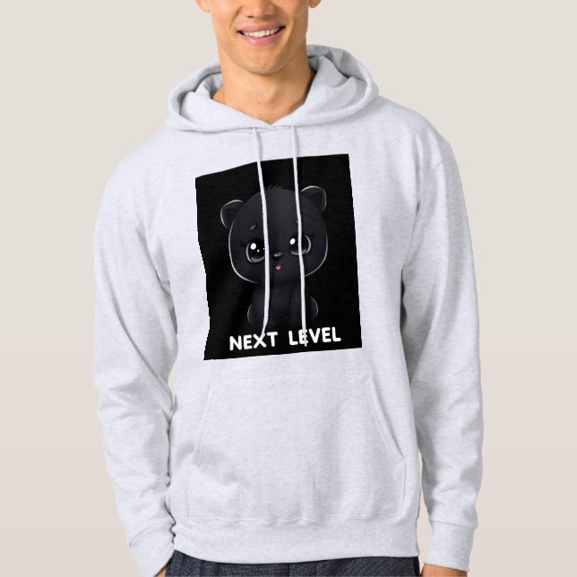 Nästa Nivå Panda Hoodie (Framsida)