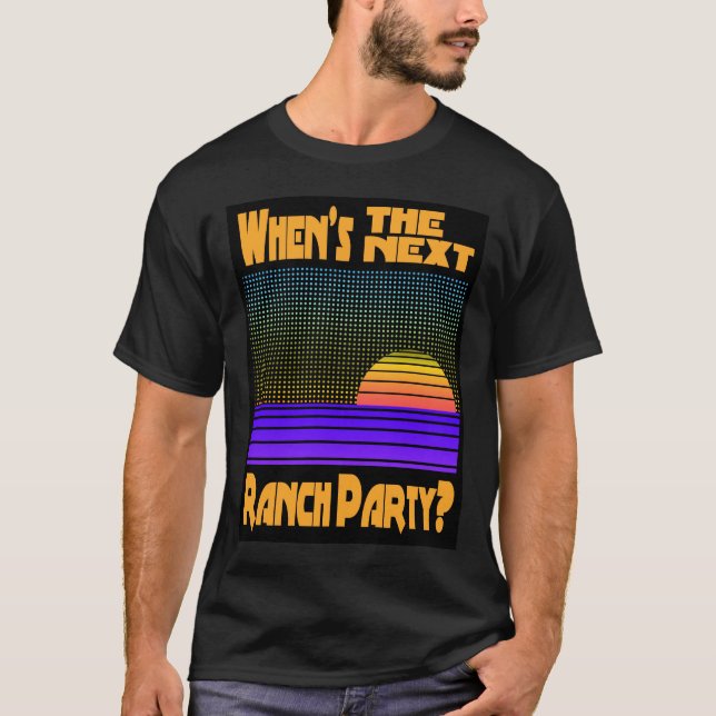 Nästa party (den begränsada midnatta t-shirt (Framsida)