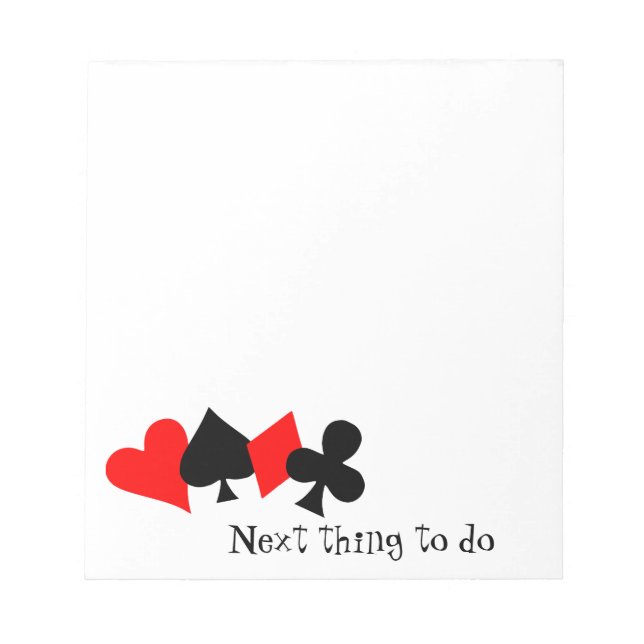 Nästa sak att göra Anteckningsblock (Framsida)