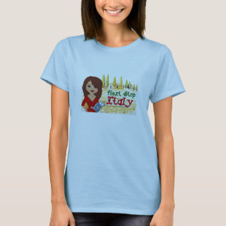 Nästa skjorta för stoppitalienlogotyp tee shirt