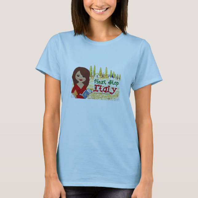 Nästa skjorta för stoppitalienlogotyp tee shirt (Framsida)