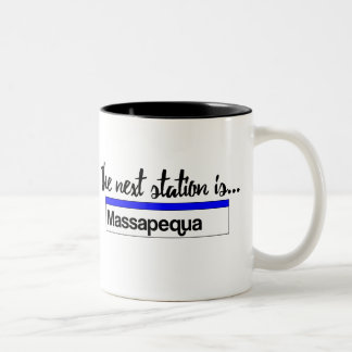 Nästa Station är...Massapequa Två-Tonad Mugg