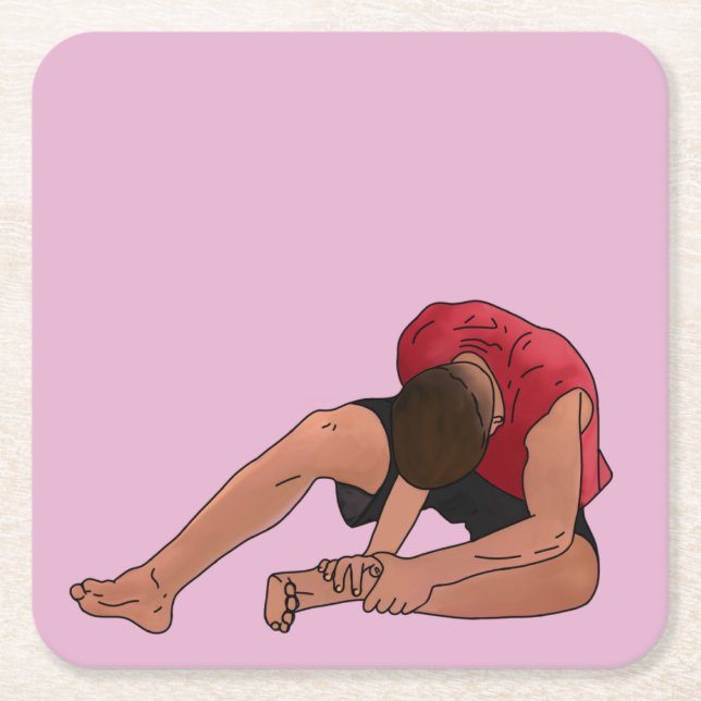 Nästa steg Daniel's ankle Underlägg Papper Kvadrat (Framsidan)