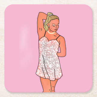 Nästa steg Michelle's Showstoppa Underlägg Papper Kvadrat