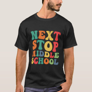 Nästa stopp för Mitten School Funny Groovy Student T Shirt