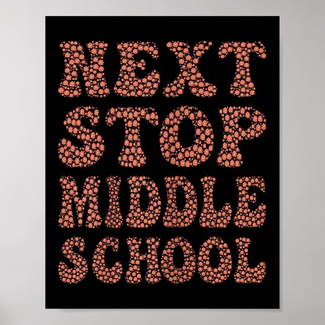 Nästa stopp för Mitten-skolan Studenten Cl Trend T Poster (Framsidan)