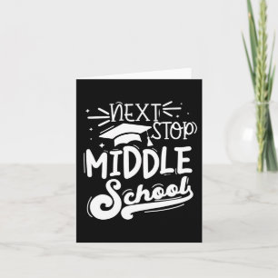 Nästa stopp i Mitten-skolan Femte Klass Studenten Kort