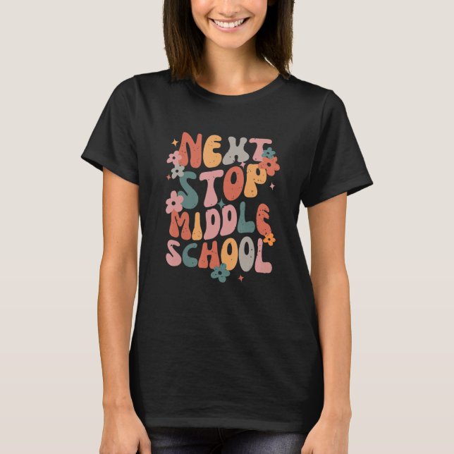 Nästa stopp i Mitten-skolan, Studenten-graderade b T Shirt (Framsida)