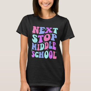 Nästa stopp i Mitten skolelev Groovy Eleméskola G T Shirt