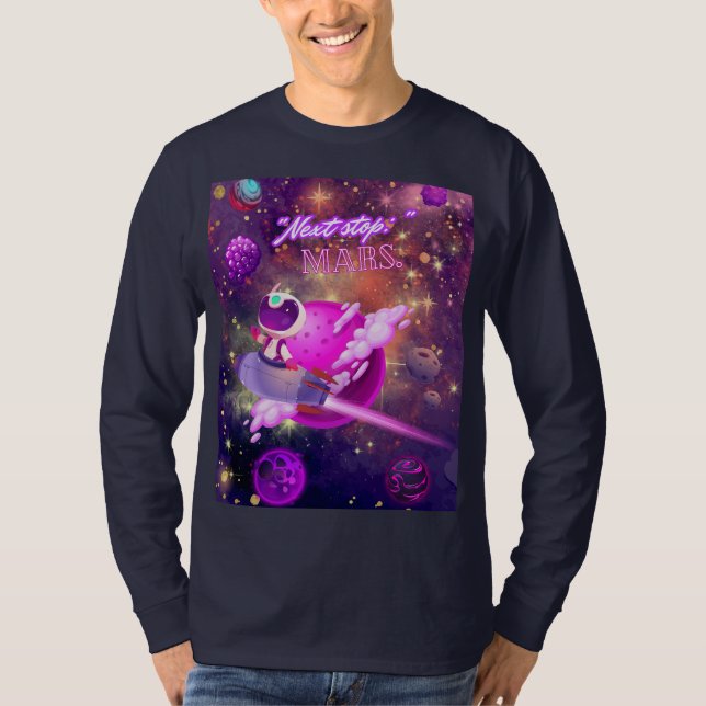 Nästa Stopp Mars T Shirt (Framsida)