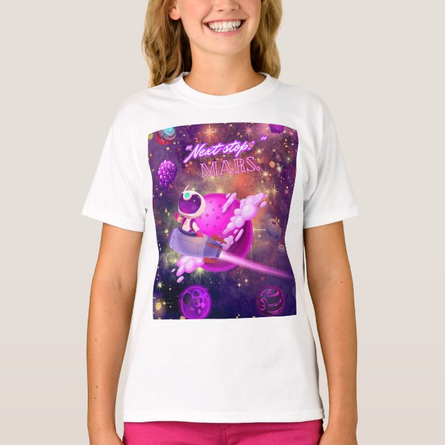 Nästa stopp Mars T Shirt (Framsida)