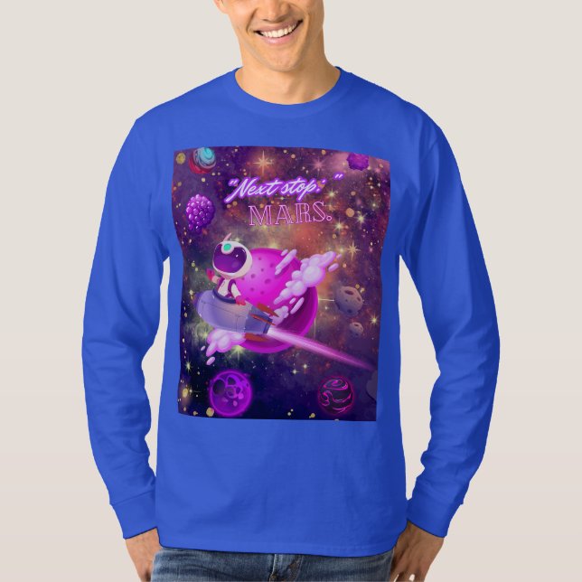 Nästa Stopp Mars T Shirt (Framsida)