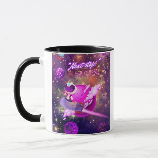 Nästa stoppmarkering mugg (Vänster)