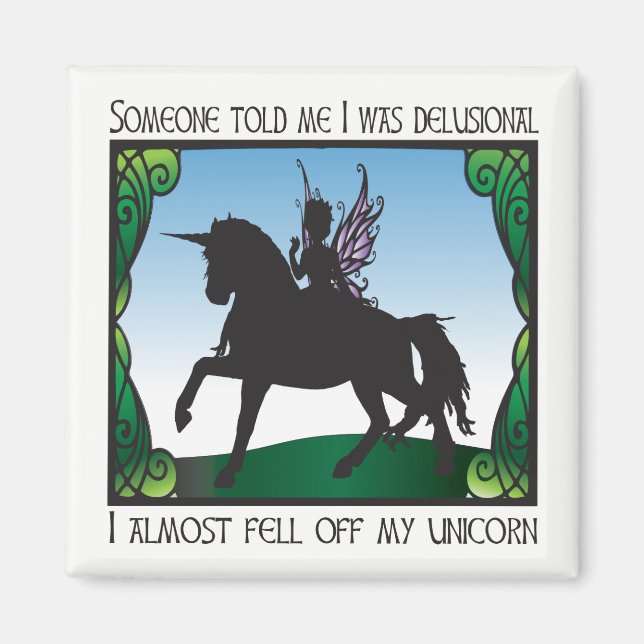 Nästan av min enhörning magnet (Framsidan)