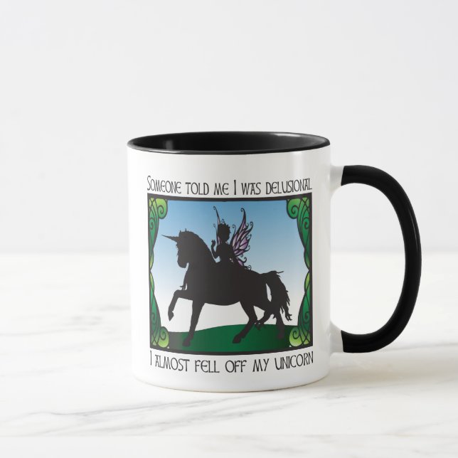 Nästan avverkning av min Unicorn Mugg (Höger)