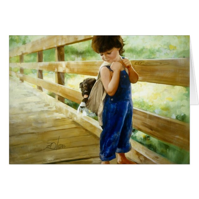 Nästan hem hälsningskort (Framsidan Horizontal)