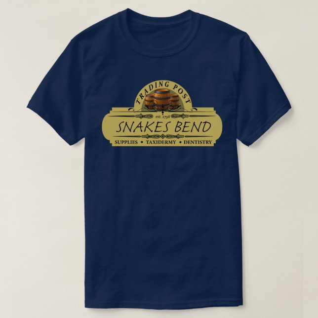 Nästan Heroes Snakes Bend Trading Post T Shirt (Design framsida)