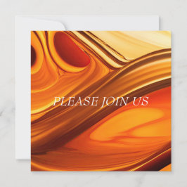 NÄSTAN HONEY FLOWING ABSTRAKT INBJUDNINGAR