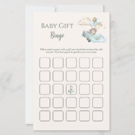 Nästan inte Flygplan Baby Shower Bingo Spel