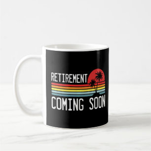 Nästan pensionerad Pension kommer snart Kaffemugg