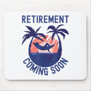 Nästan pensionerad Pension som kommer snart Funny Musmatta