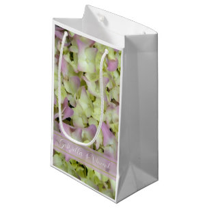 Nästan Rosa Hydrangea Blommigt Bröllop