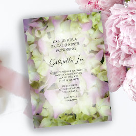 Nästan Rosa Hydrangea-Möhippa Inbjudningar