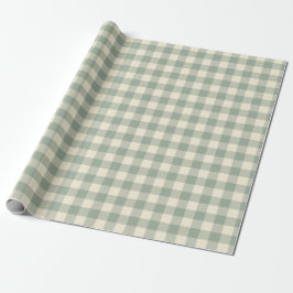 Nästan Vaken Gingham - Längs med flodkaron. Presentpapper